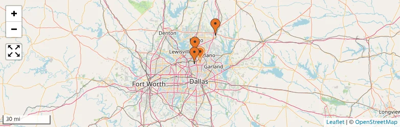 Related schools map