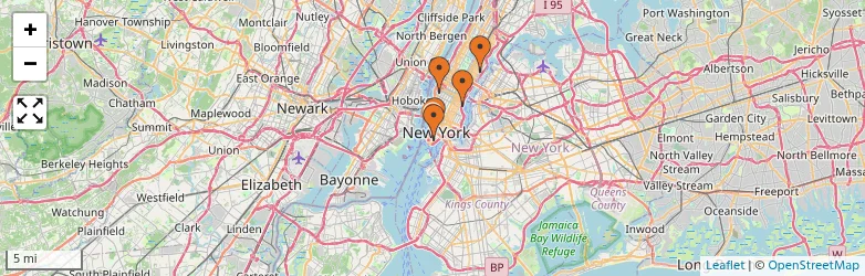Related schools map