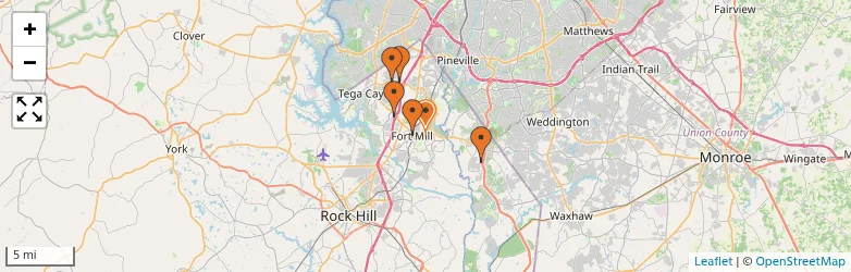 Related schools map