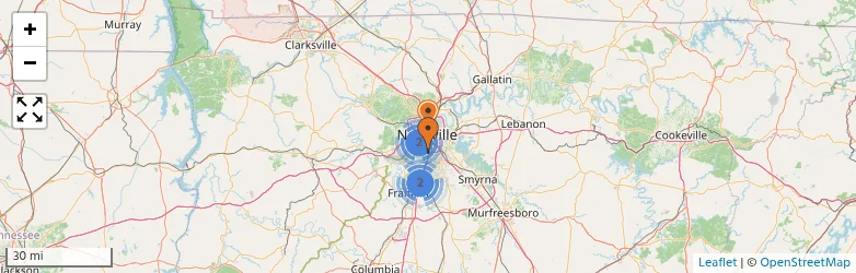 Related schools map