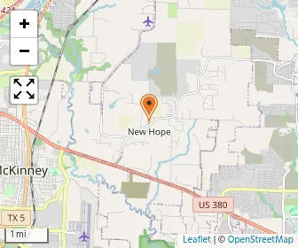 Map of Acton Academy McKinney