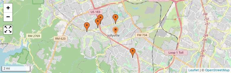 Related schools map
