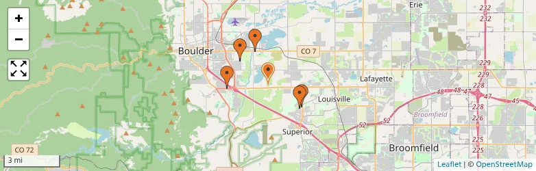 Related schools map