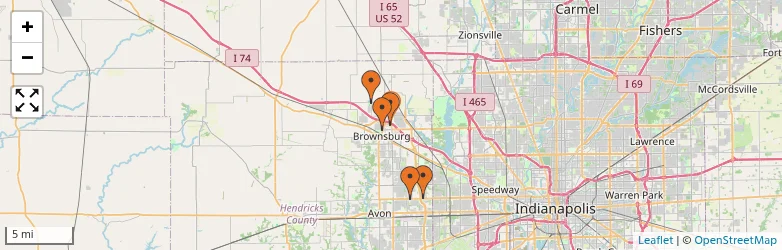 Related schools map