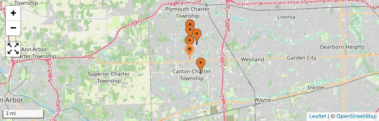 Related schools map