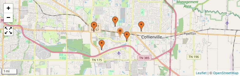 Related schools map