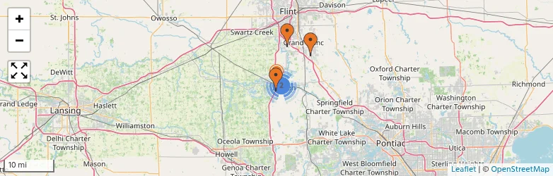Related schools map