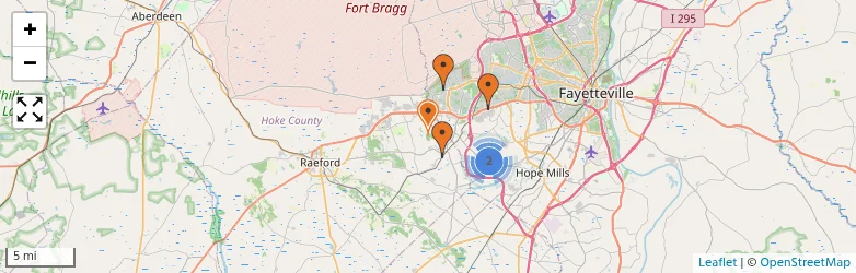 Related schools map