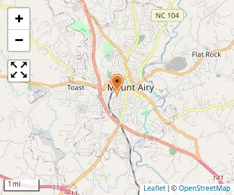 Map of Mount Airy South Street KinderCare