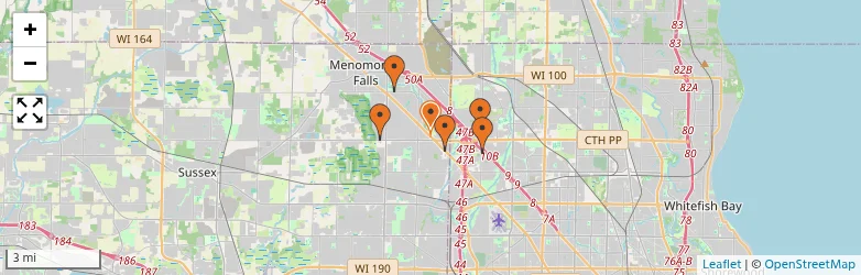 Related schools map