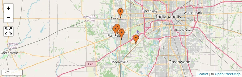 Related schools map