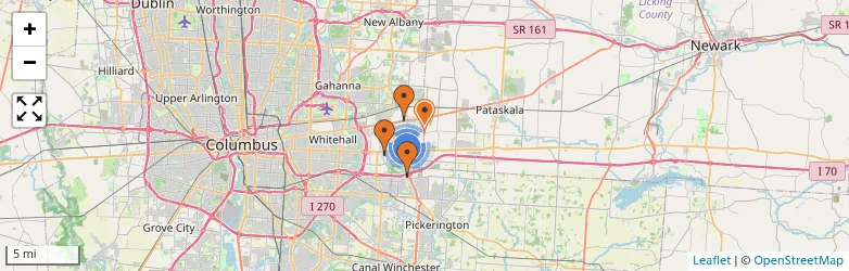 Related schools map