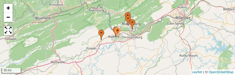Related schools map