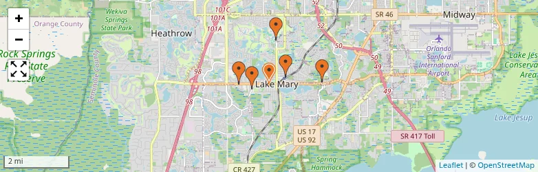 Related schools map