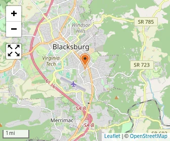 Map of Blacksburg South KinderCare