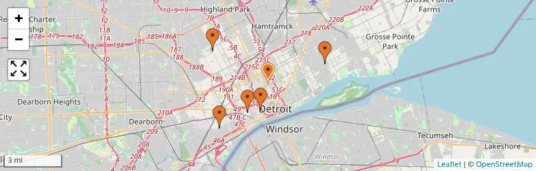Related schools map