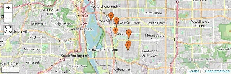 Related schools map