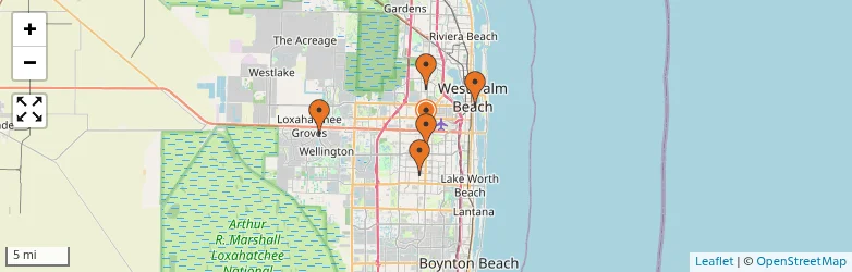 Related schools map