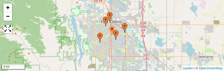 Related schools map