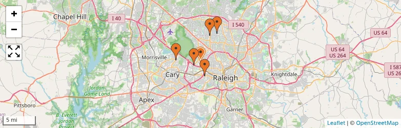 Related schools map