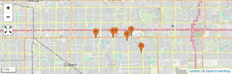 Related schools map