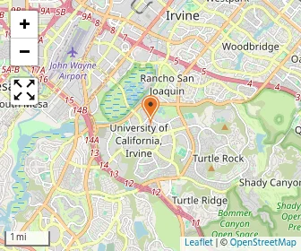 Map of California University Fce High School