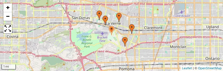 Related schools map