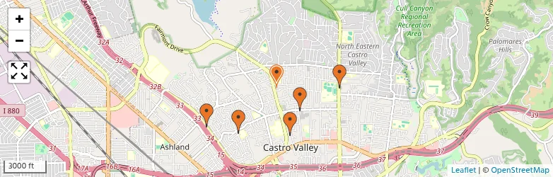 Related schools map
