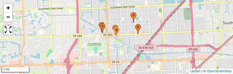 Related schools map