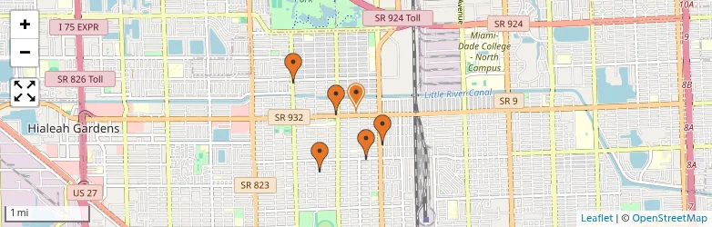 Related schools map