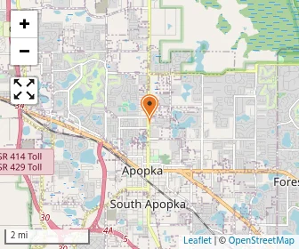 Map of Huntington Learning Center-apopka