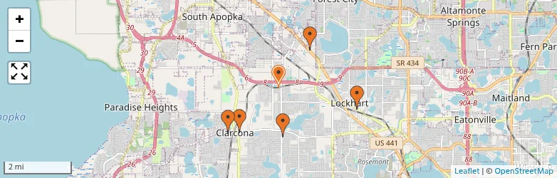 Related schools map