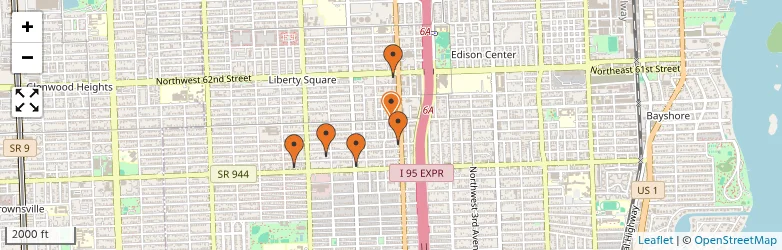 Related schools map
