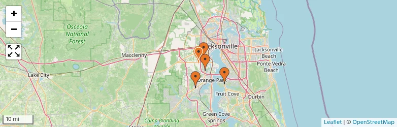 Related schools map