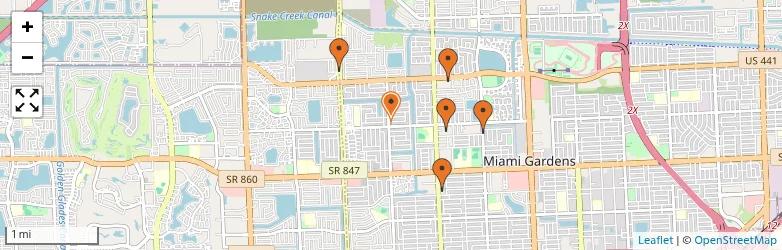 Related schools map