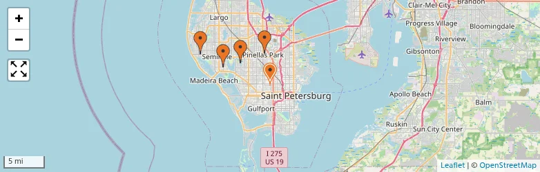 Related schools map