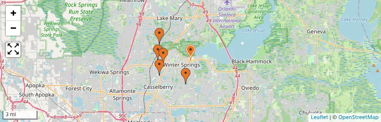 Related schools map