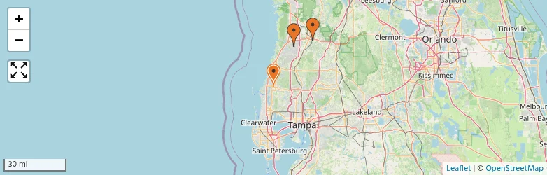 Related schools map