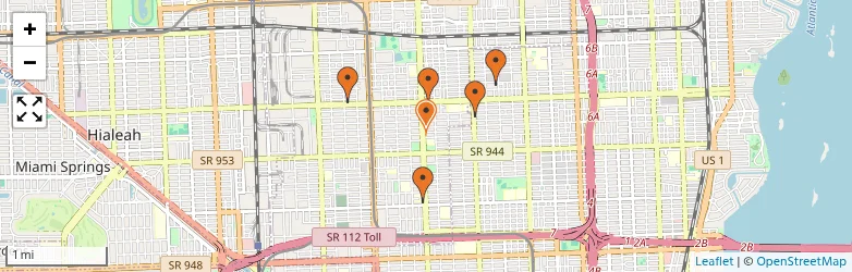 Related schools map