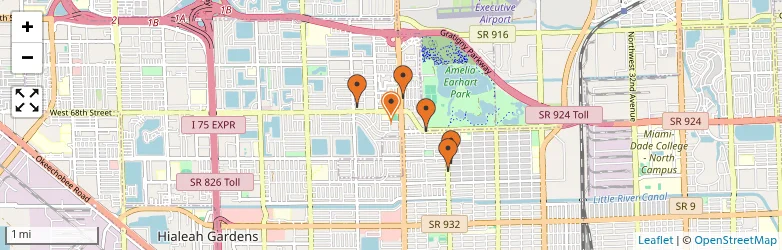 Related schools map