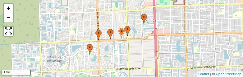 Related schools map