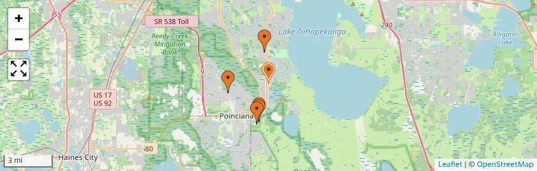 Related schools map