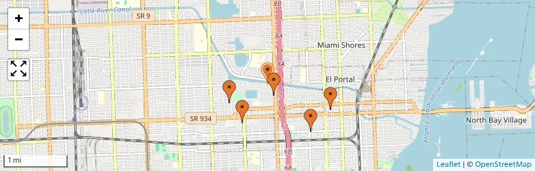Related schools map