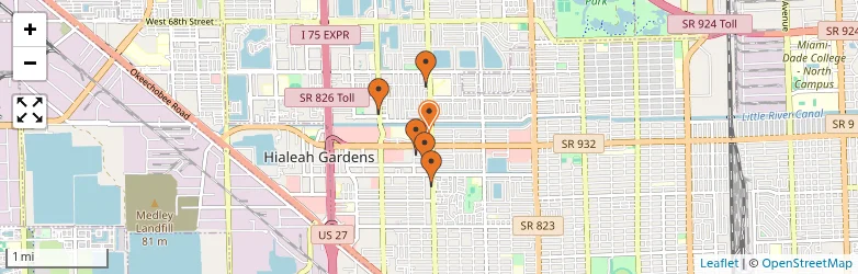 Related schools map