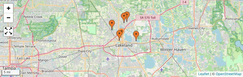 Related schools map