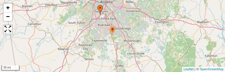 Related schools map
