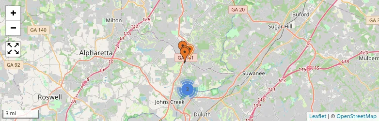 Related schools map