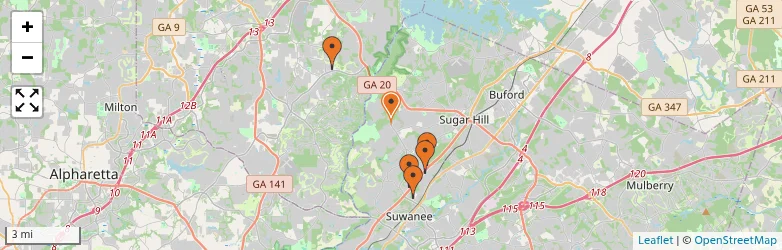 Related schools map