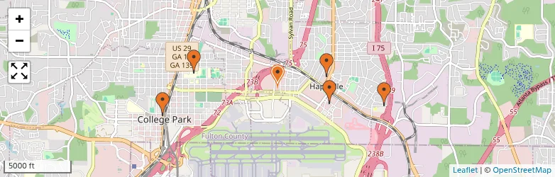 Related schools map