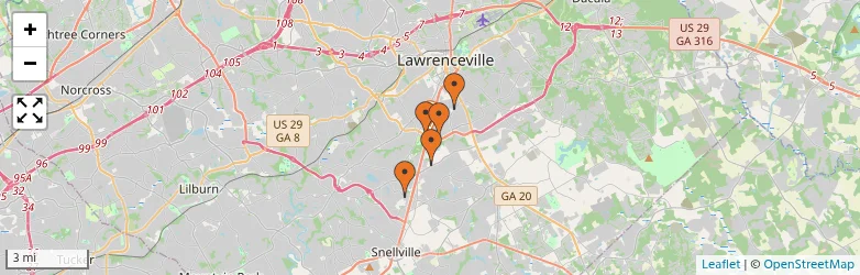 Related schools map